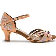 Scarpe da ballo Sparkle Shine in raso nudo