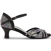 Scarpe da ballo Sparkle Shine in raso nero