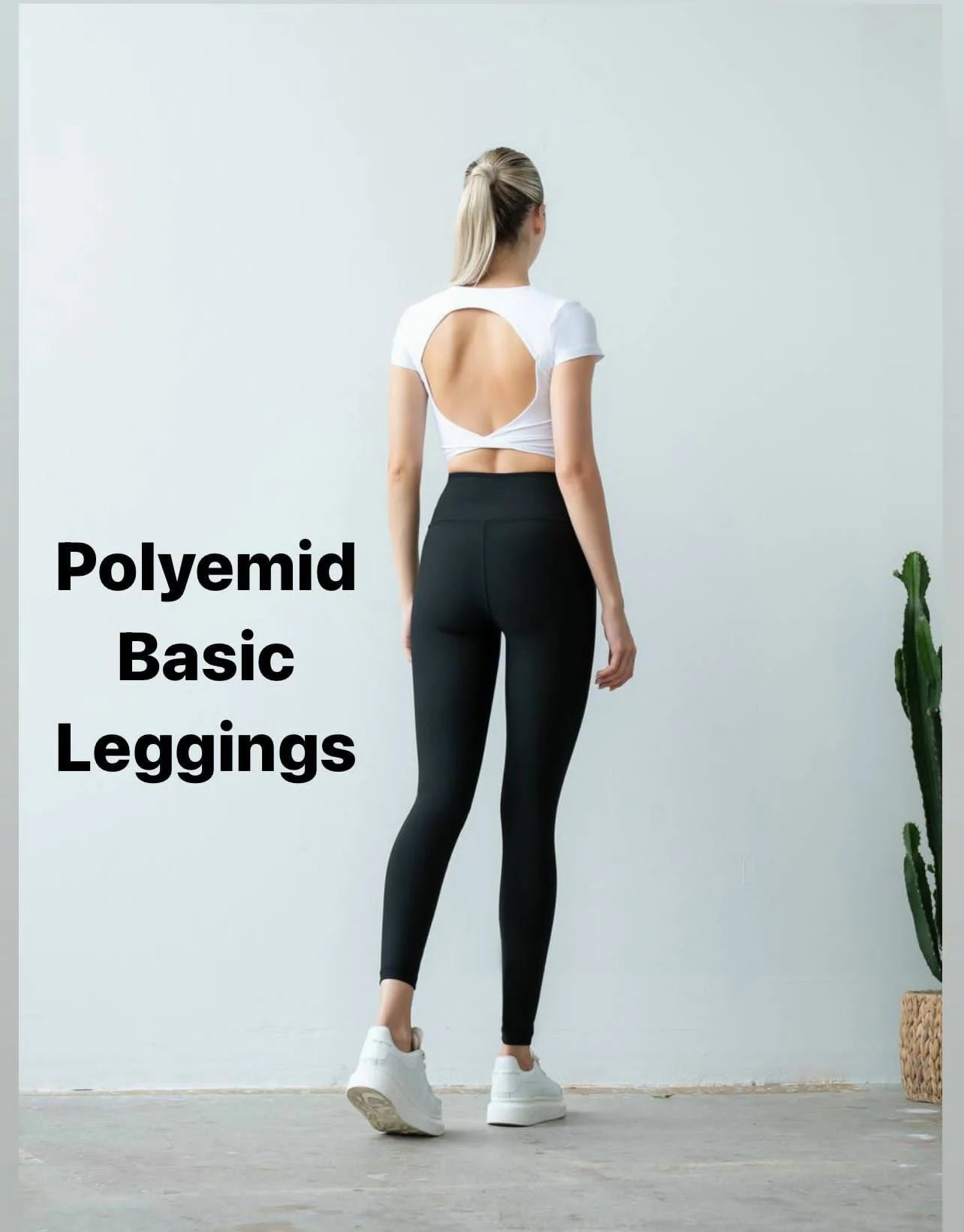 408 extra dünne Leggings in Schwarz