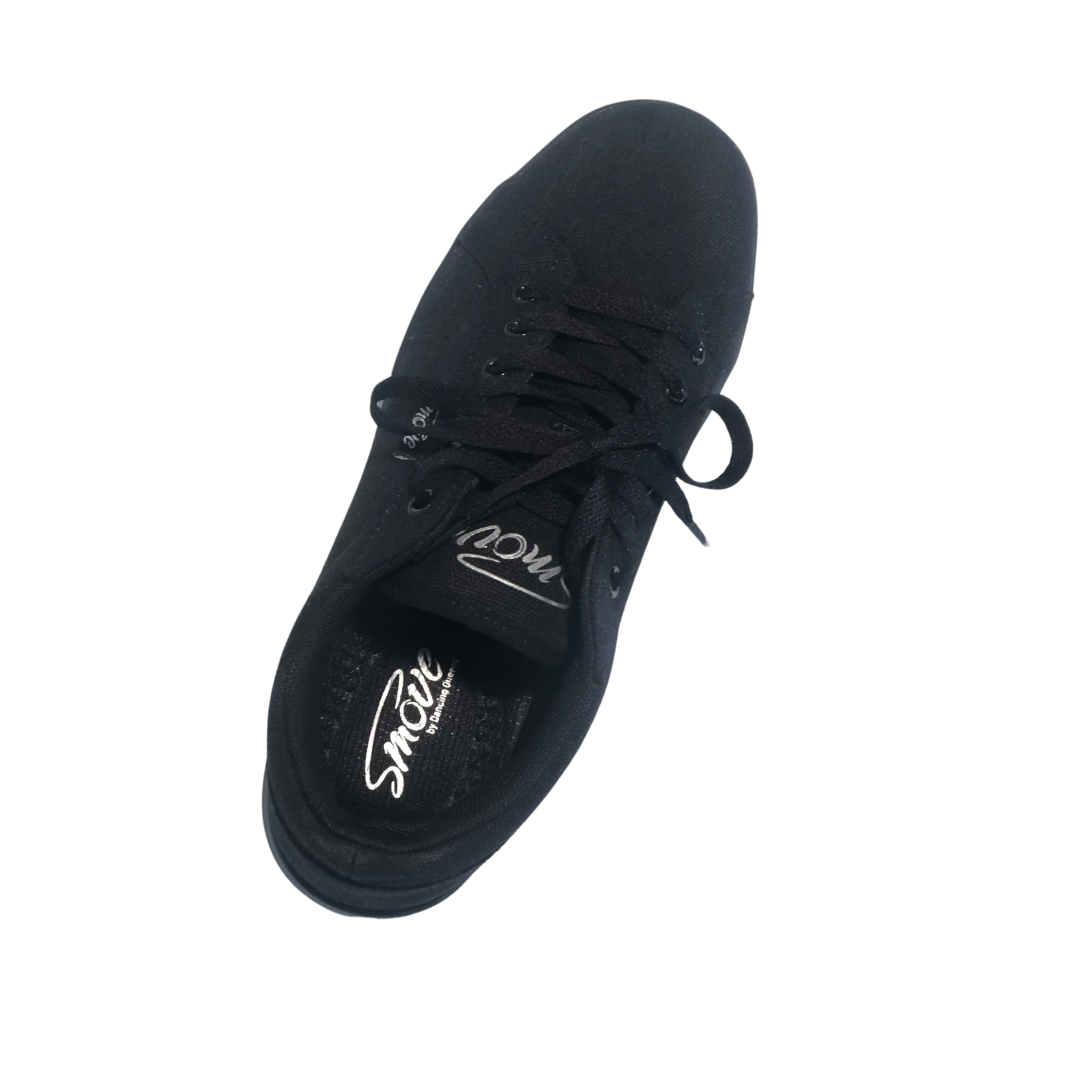 Smove Dance Sneaker in Black with Black Sole