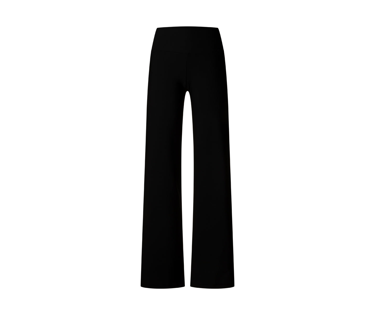 Lisminas 432 Pocket Schlagleggings in Schwarz mit hochgeschnittenem Bund auf weißem Hintergrund.
