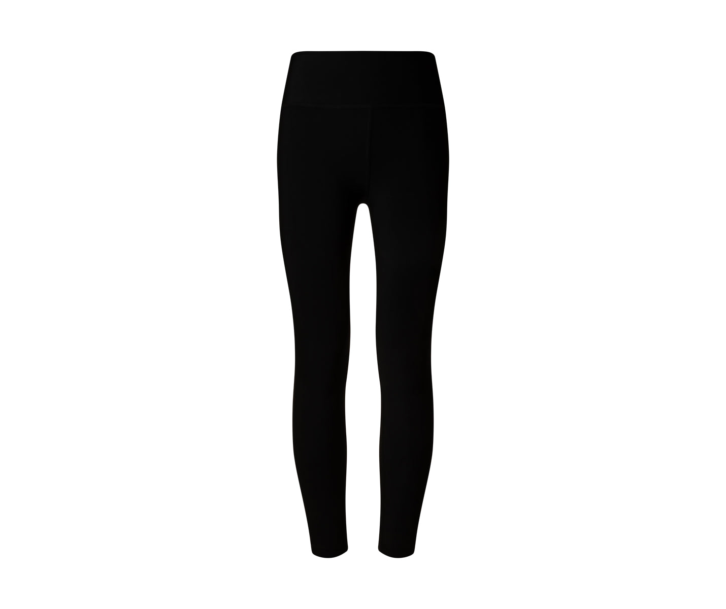 Die 429 High Waist Leggings von Lismina in Schwarz bestechen durch schicke Netzdetails auf einem strahlend weißen Hintergrund.