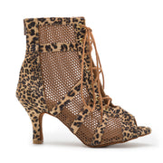 Scarpe da ballo Magnet Aura in camoscio leopardato