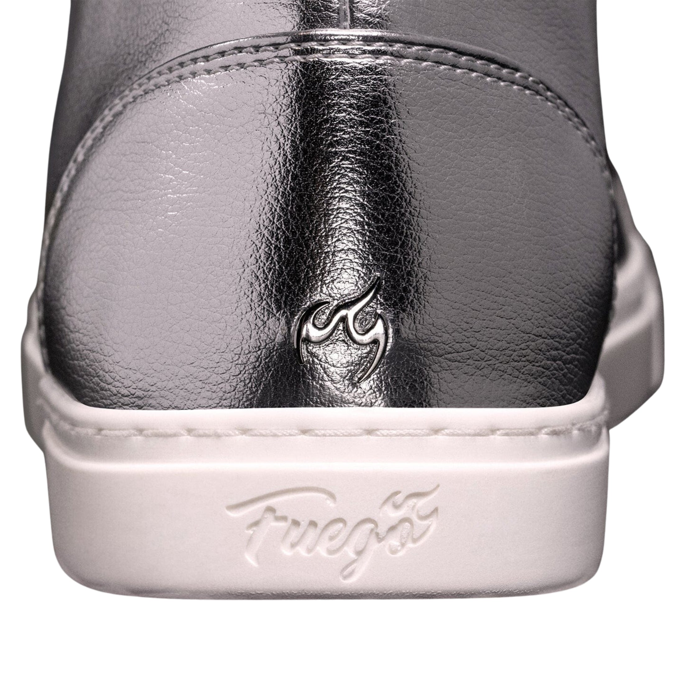 Fuego High Top Dance Sneakers in Silber