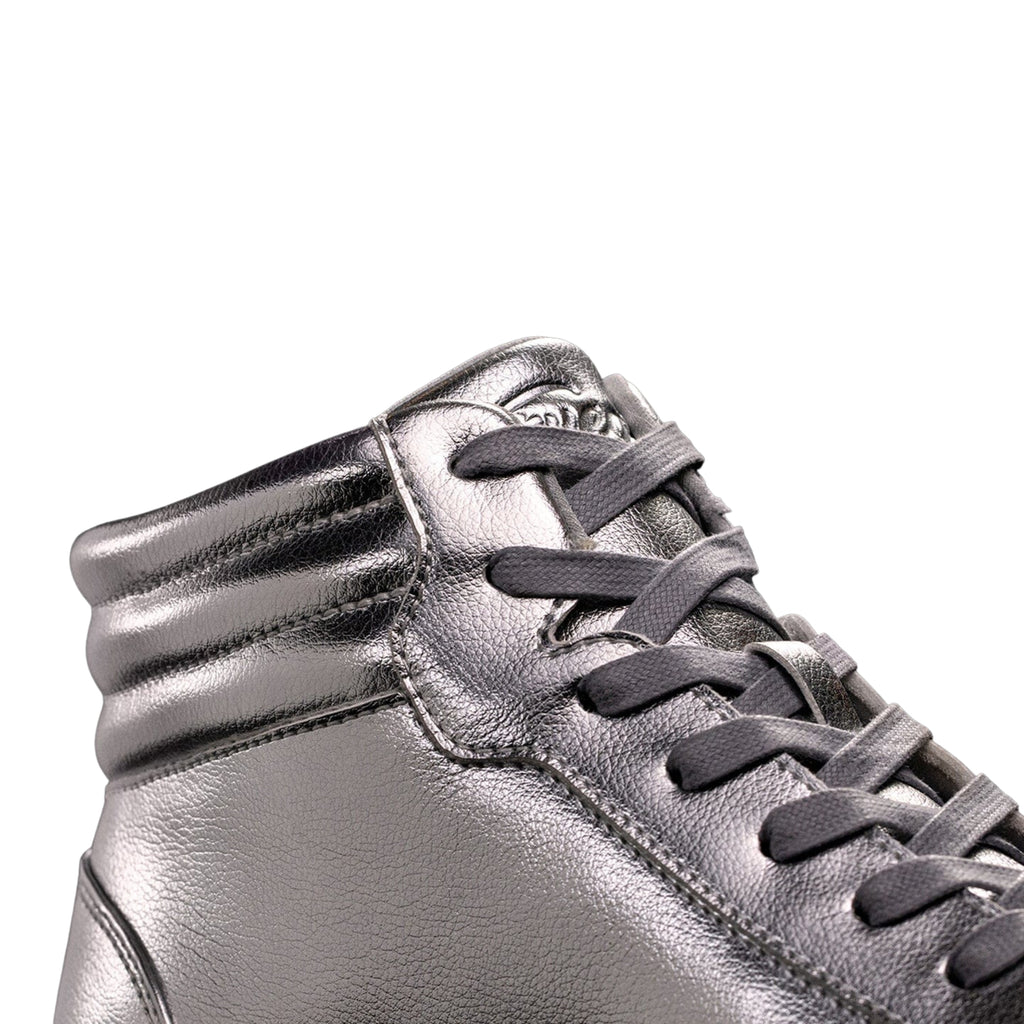 Fuego high top dance sneakers in silver