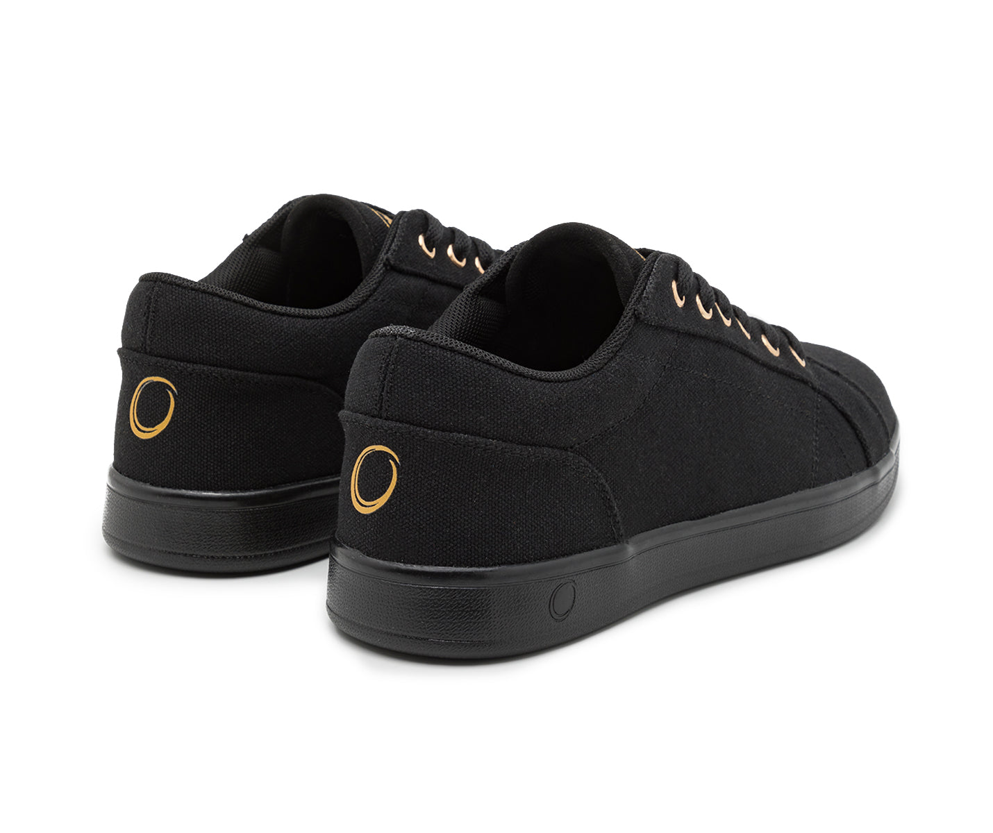 SMOVE Dance Sneaker von Dancing Queens, von hinten auf weißem Hintergrund betrachtet.