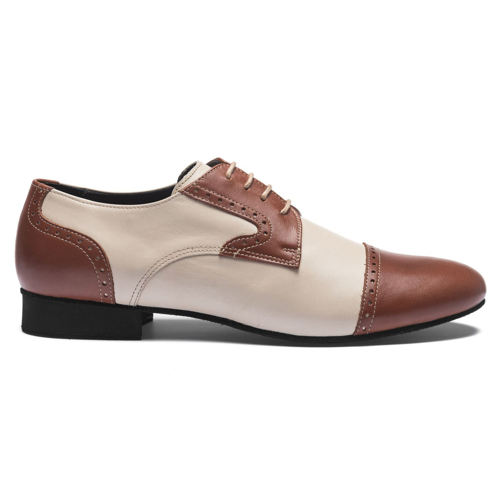 2156 Miguel Dance Shoes en marrón/beige