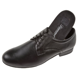 Diamants 085 Tanzschuhe in Schwarz verfügen über eine herausnehmbare Innensohle, perfekt für Rindnappa-Fans.