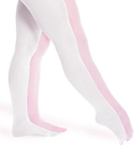 104 Elastic ballet tights in white