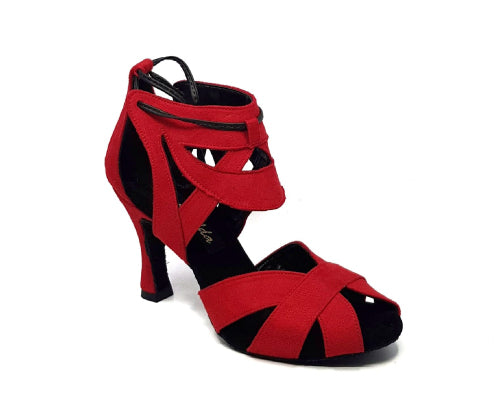 14115 zapatos de baile kirmizi en rojo