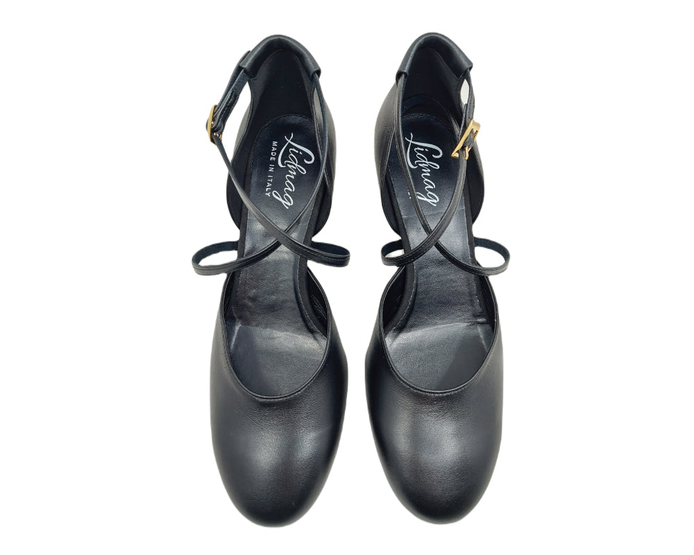 511 / 442 chaussures de danse en cuir noir