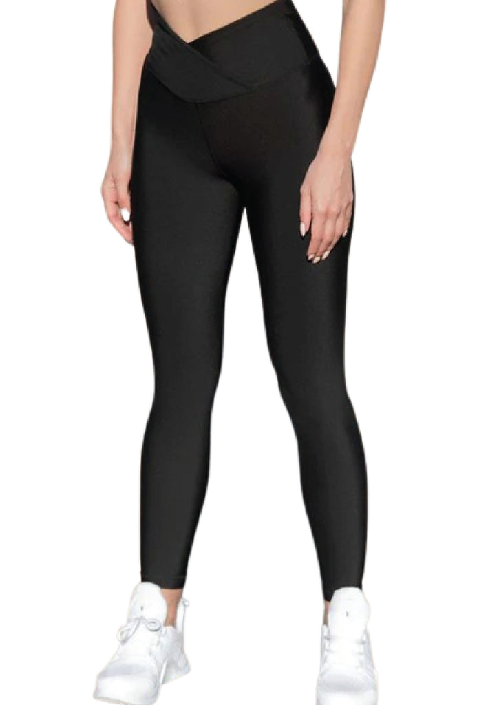 1033 Leggings a vita extra alta in nero