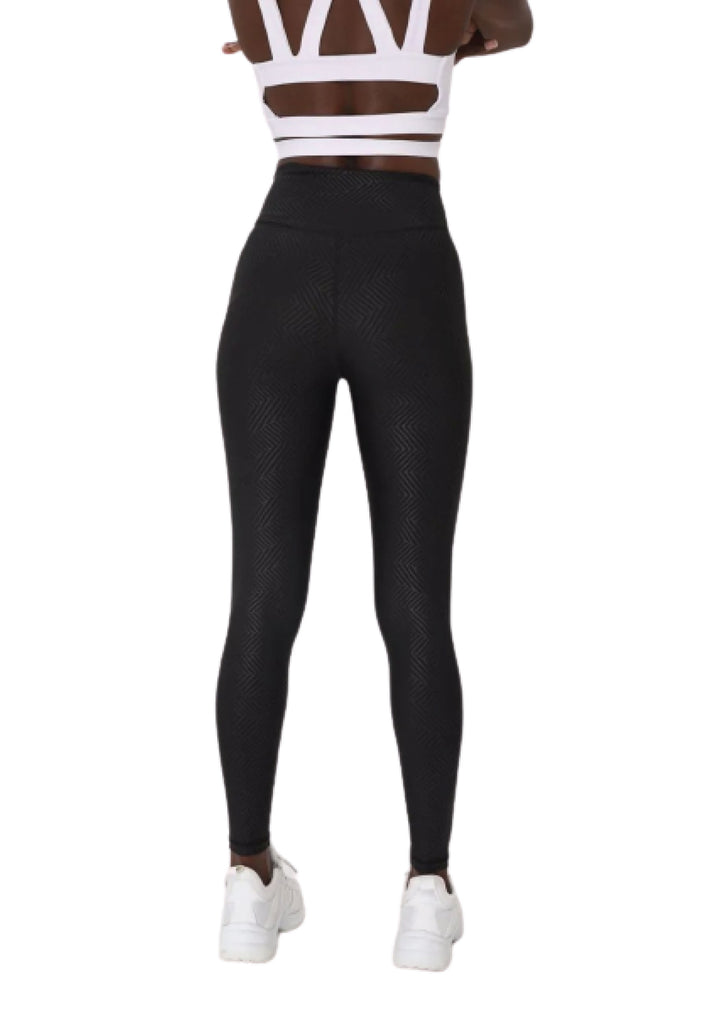 922 Leggings de aspecto de cuero en Schwarz