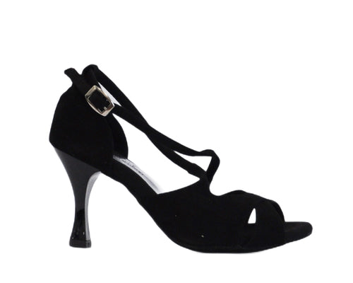 736 / 486 Chaussures de Danse en Daim Noir