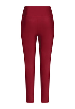 Lisminas Bordeaux 1053 Leggings mit extra hoher Taille vor einem schlichten weißen Hintergrund.
