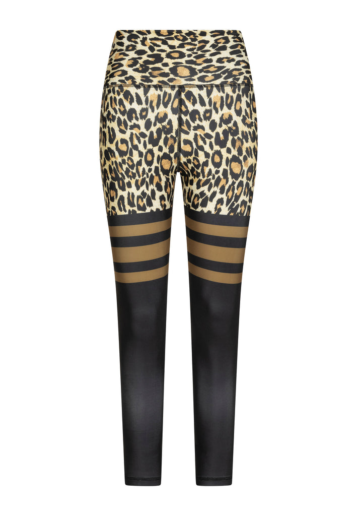 893 Leggings extra de cintura alta en leopardo