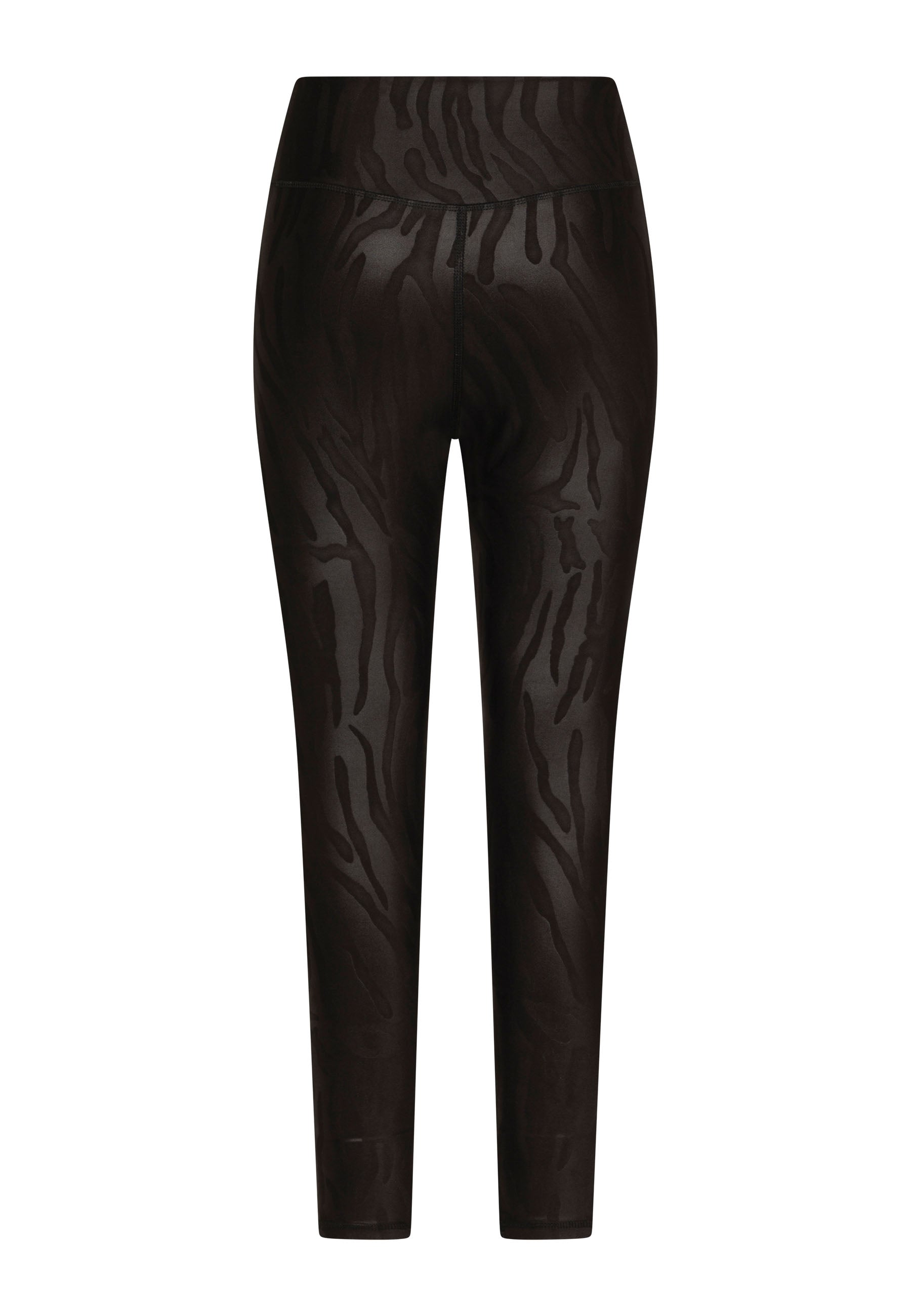 1071 Leather Look Leggings in Schwarz