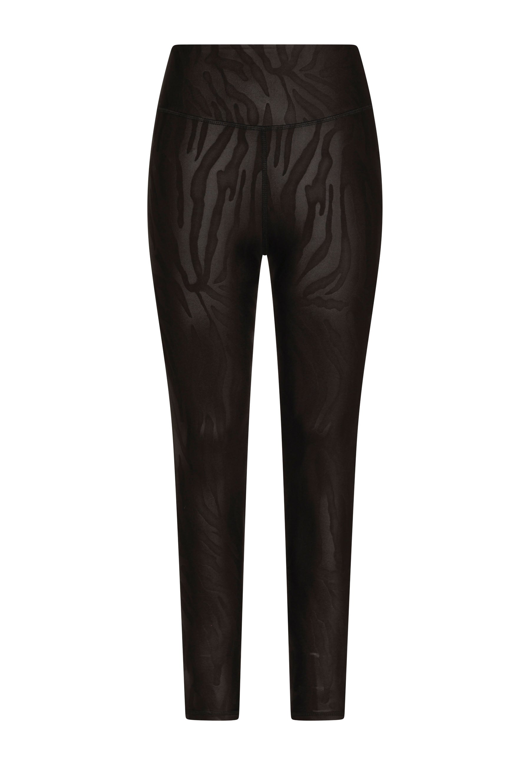 1071 Leather Look Leggings in Schwarz