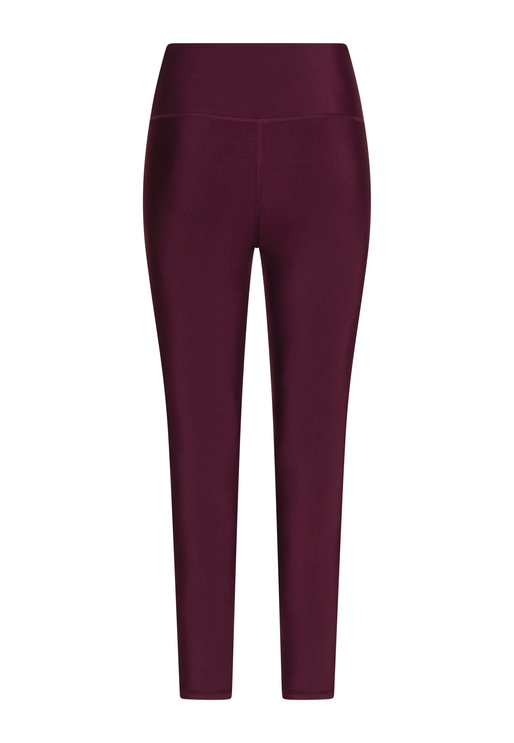 Lismina 1087 Ve Waist Leggings in Dunkelviolett auf weißem Hintergrund.