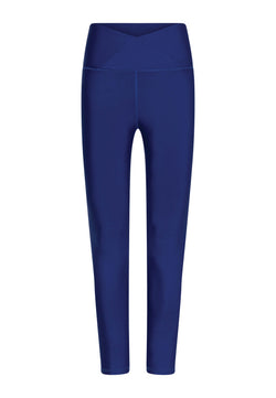 Royalblaue 1046 Extra High Waist Leggings von Lismina mit glattem, dehnbarem Stofffinish.