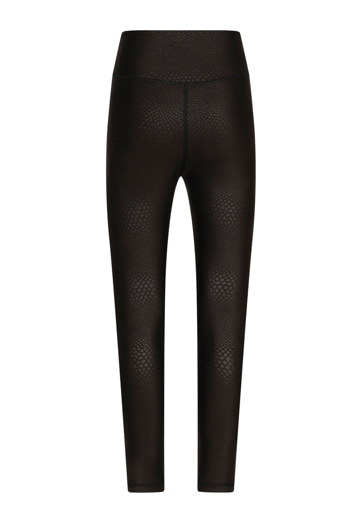 937 leggings de aspecto de cuero en Schwarz Snake