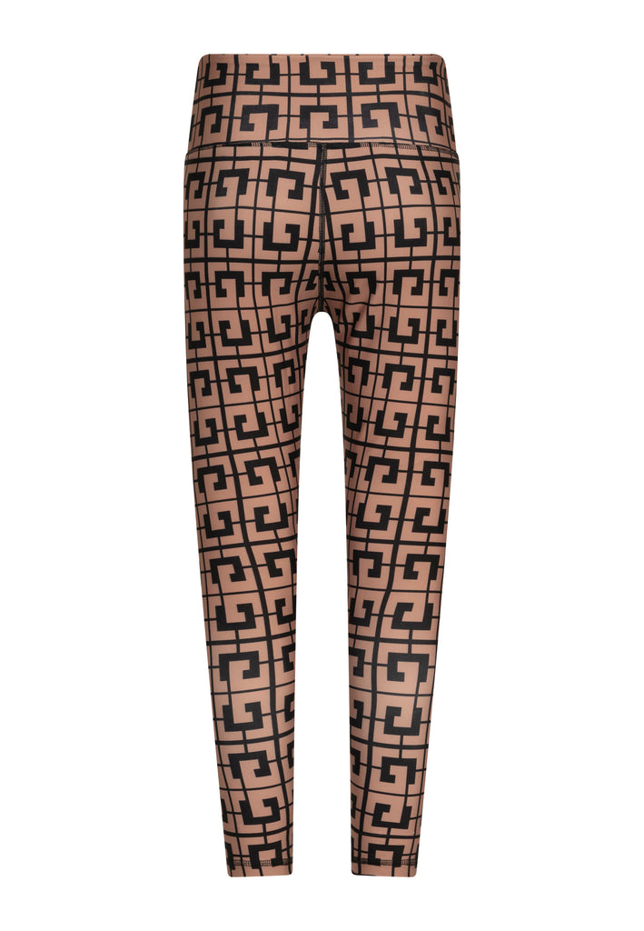 869 Leggings extra de cintura alta en Braun