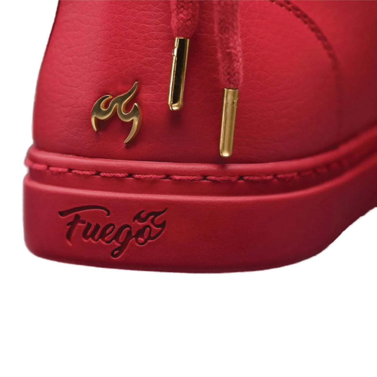 Fuego High-Top Dance Sneakers in Rot