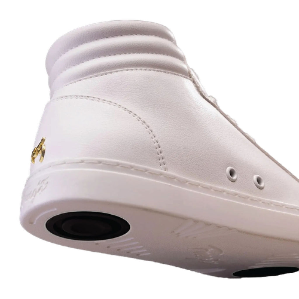 Fuego high-top dance sneakers in white