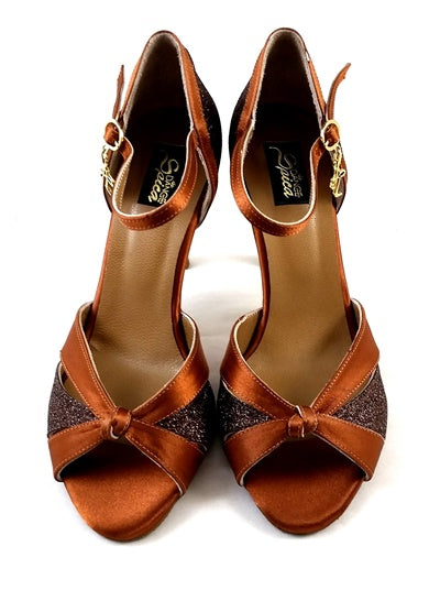 Zapatos de baile de Carina en bronce