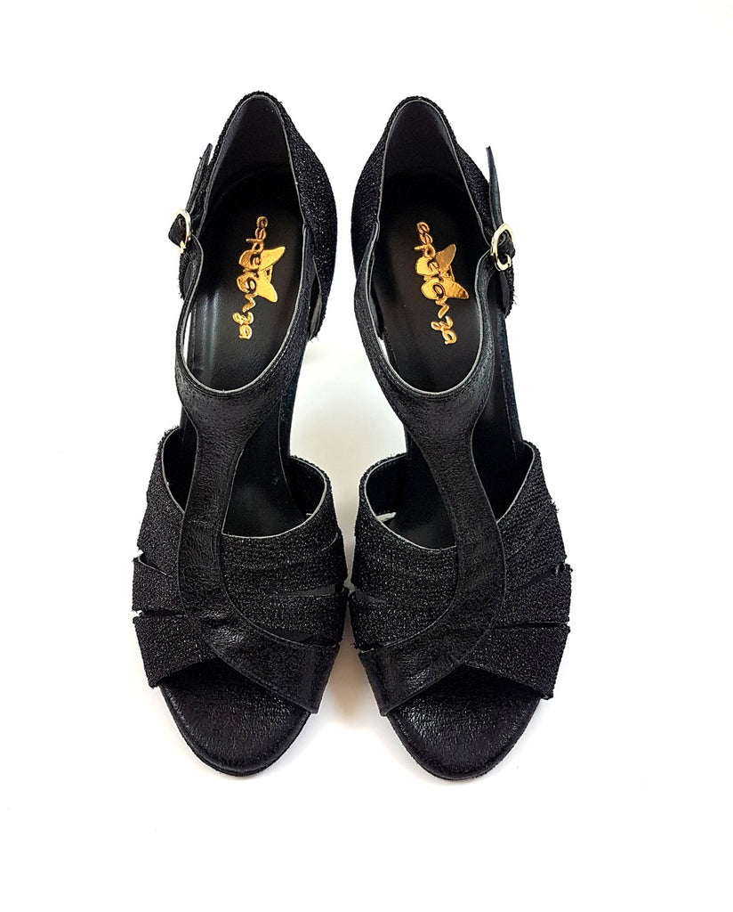 Esp09 zapatos de baile en negro