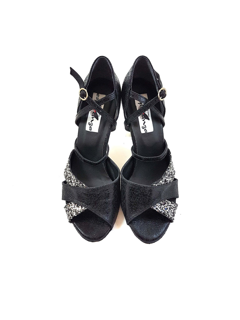 Chaussures de danse ESP16 en argent noir