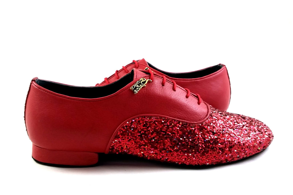 Zapatos de baile draco en rojo