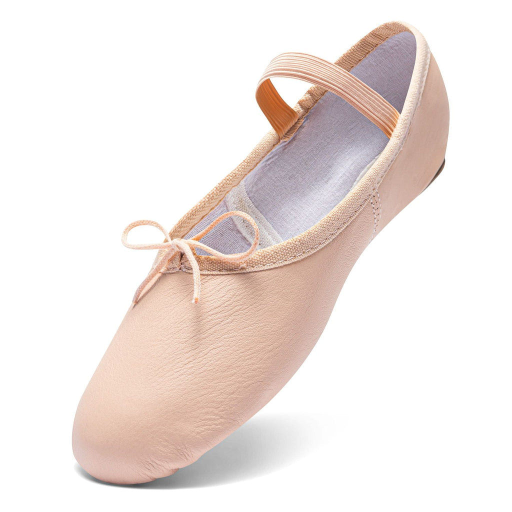 1001 Ballet Snaps Leather en rosa