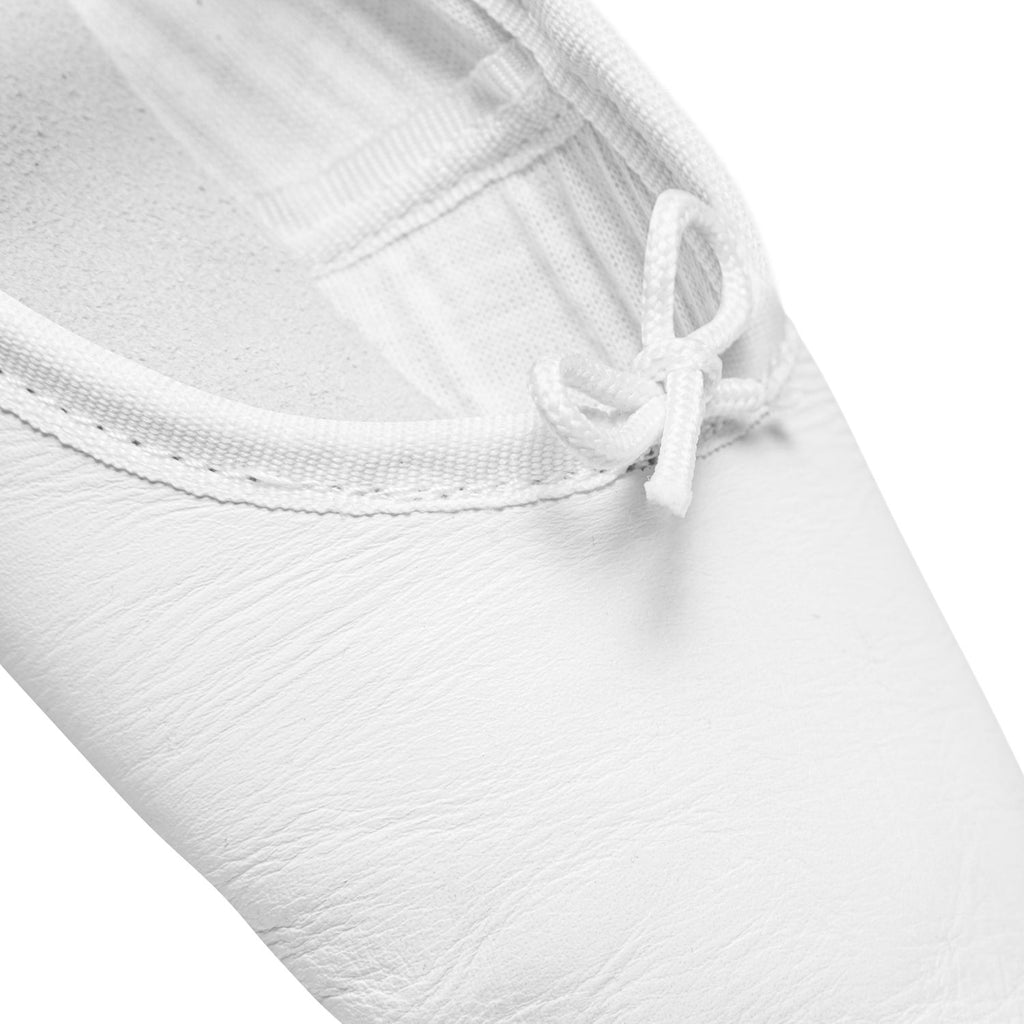 1001 ballerines en cuir blanc