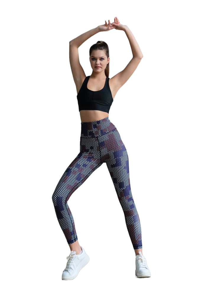 327 Leggings extra de cintura alta en Braun