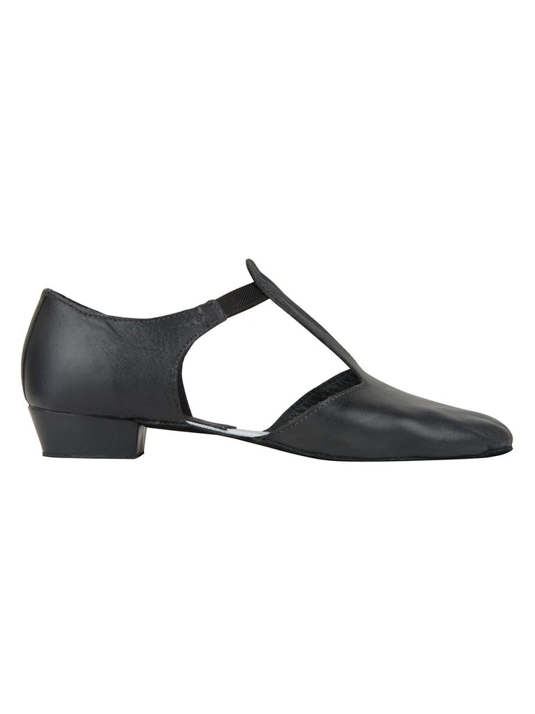 MDE03 So Danca sandalo greco di colore nero