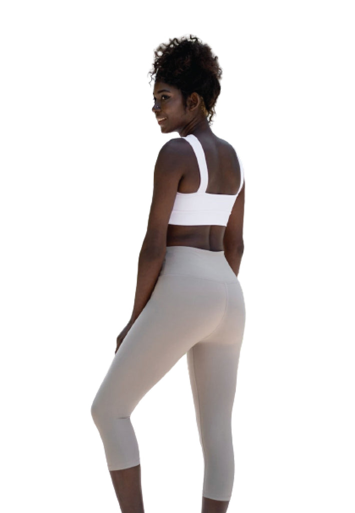 4723 leggings capri en beige