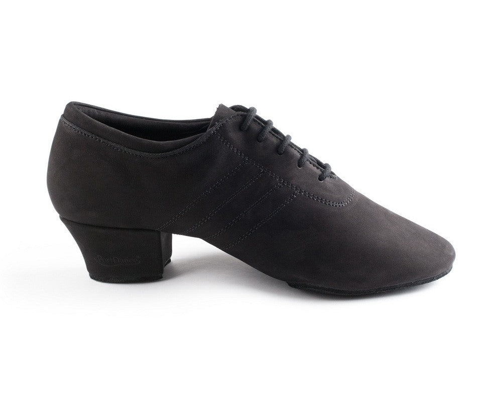 Zapatos de baile premium PD008 en negro nubuck