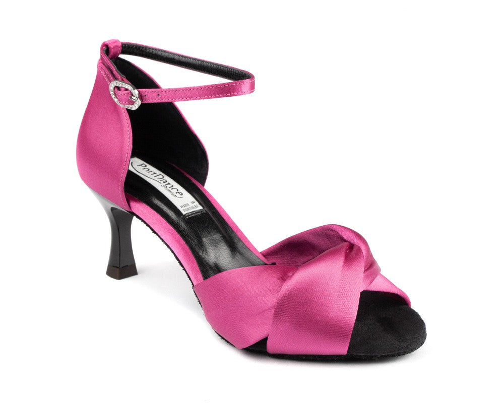 Zapatos de baile PD509 en fucsia Satin