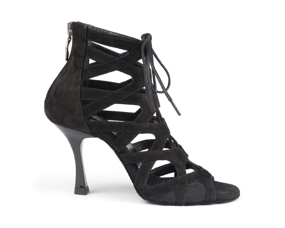 PD804 NET Dance Shoes in Black Nobuck