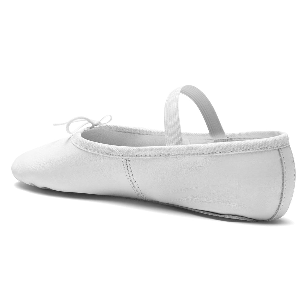 1003 Ballet Snaps Leather en blanco