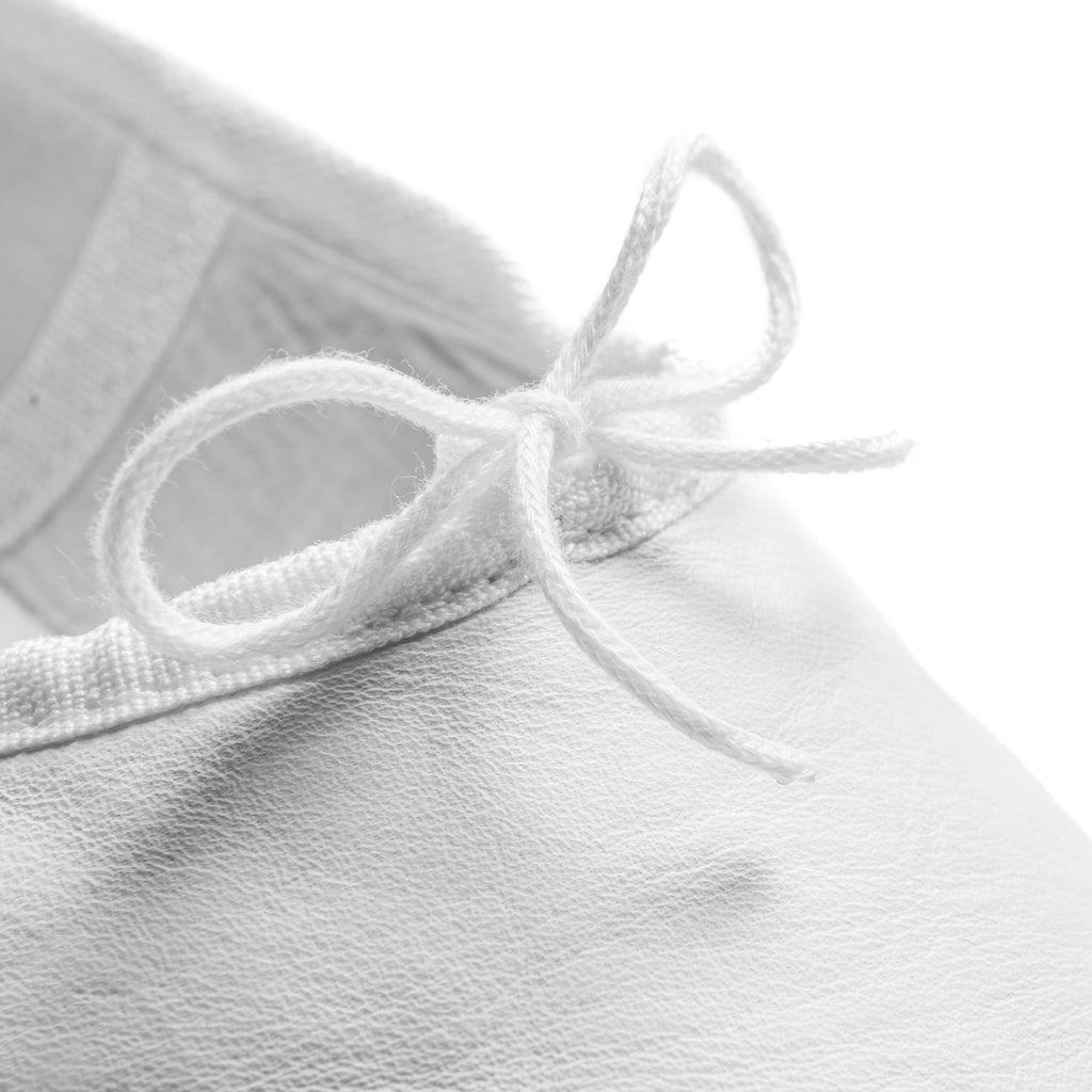 1003 Ballet Snaps Leather en blanco