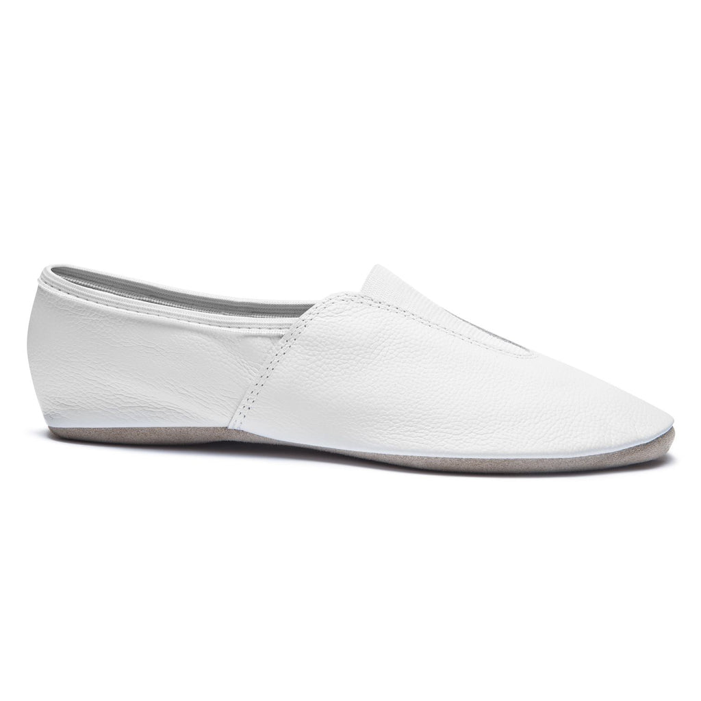 1038 chaussures de gymnastique blanches avec semelles en cuir chromé